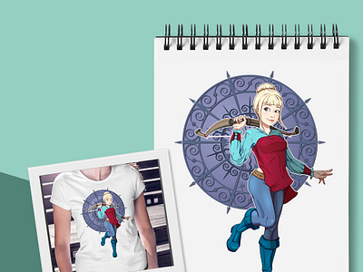T Shirt Saggitarius illustration tshirt art