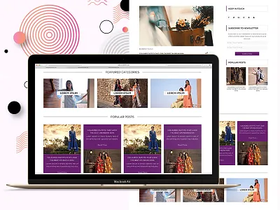 Blog blog design brand clothing clothing brand clothing label design digital digital agency fashion blog fashion brand interface ui uidesign uidesigner website