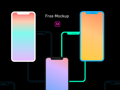 Enjoy Free Apple iPhone X Mockup's app branding design illustration ios lettering logo minimal mobile typography ui ux web website