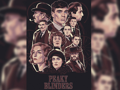 Peaky Blinders illustration poster vector vectorart