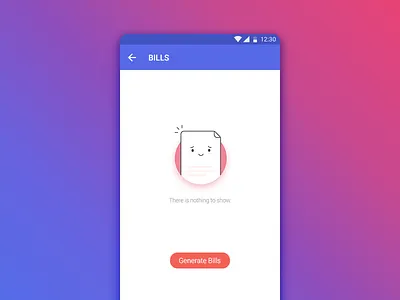 Empty State app clean concept design icon illustration ui ux vector
