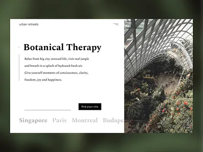 Urban retreats design concept design gardens plants ui urban