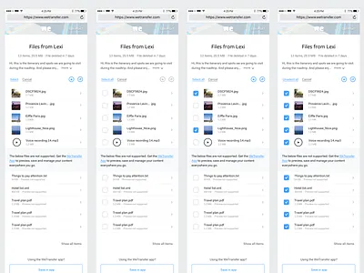 Mobile Preview List design mobile mobileweb ui