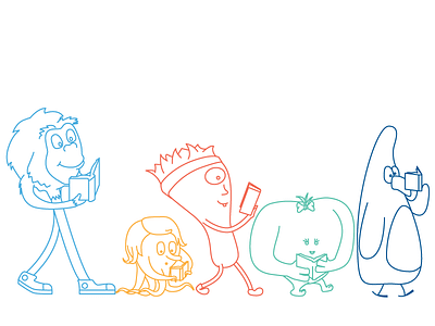 Tween Book Club Monsters illustration