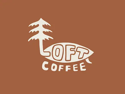 Loft Coffee – Diner Mug Back aptos branding california church coffee coffee shop design graphic design hang ten identity illustration lettering logo ocean redwood tree santa cruz surfboard surfing typography