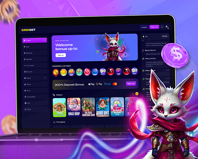 Casino Website Template For Sale betting casino design casino game casino ui casino website crypto crypto casino gambling game interface homepage online online casino sale slot machine slot online slots templet website website design