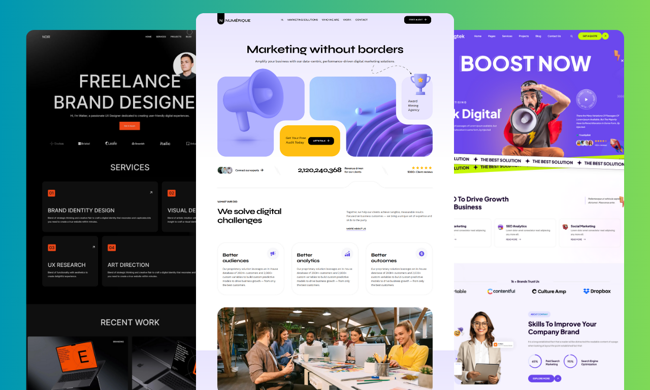 Example of Portfolio Or Business Website's