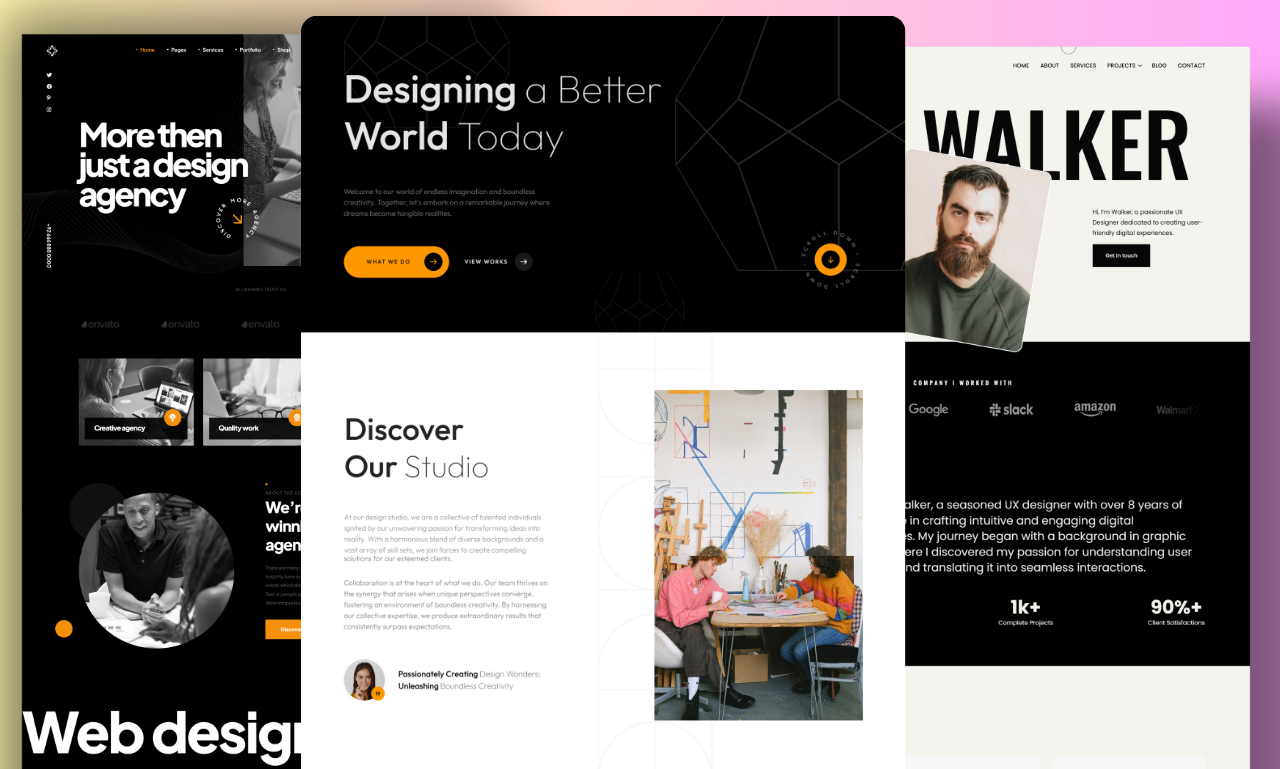 Example of Portfolio Or Business Website's