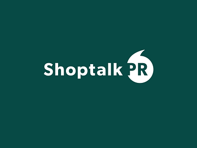 Shoptalk PR Logo brand communication design logo message