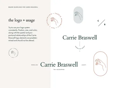 Accountant Logo branding clean feminine illustration logo minimal