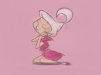Judy Jetson illustration jetsons sketch