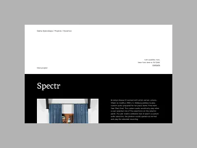 Creative Developer Portfolio Project portfolio