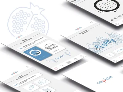 Wine taste application animation app blue branding clean design flat identity illustration illustrator ios logo minimal mobile ui ux vector visual identity web website