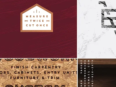 BV Woodworking brand branding bv carpenter carpentry identity logo wood woodworker woodworking