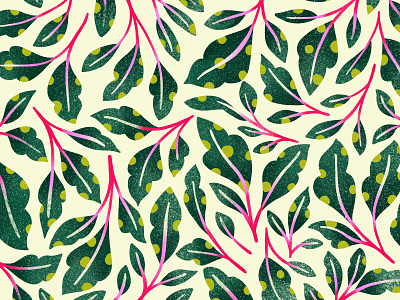 Floral Doodles 02 floral floral design floral illustration illustration pattern pattern design plant plant illustration polkadots texture