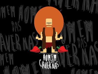 Homem das Cavernas illustration vector art