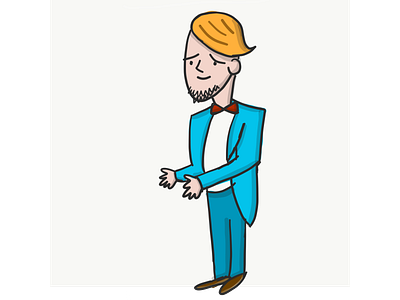 Gentleman design illustration vector