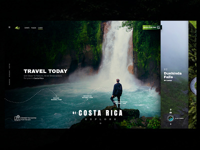 TRAVEL TODAY branding concept costarica design designer graphic illustration logo tour travel travel agency typography ui vector web webdesign