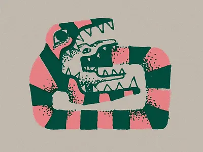 Beetlejuice Snake beetlejuice color icon illustration overlay snake texture