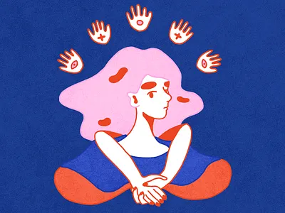 Holy Water abstract art character drawing illustration illustration design witch