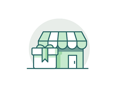 Redeem rewards from store app branding building city design flat geometry hotel icon illustration logo minimal money pastels treebo ui ux vector web