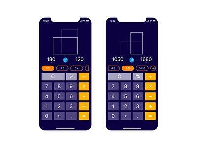 Daily UI 004 Calculator 004 calculator calculator app daily ui flat mobile ui user interface