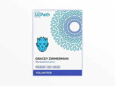 HackITall 2017 badge (No 103) badge event game of thrones illustration vector