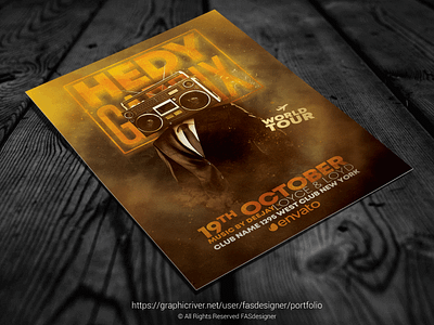 Guest Artist v6 birthday club dance music disco dj dj event dj flyer dj flyer template dj night dj promote drinks dubstep edm electro electro dj flyer minimal music party sounds