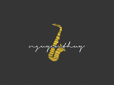 NGUYENTHUY SAXOPHONE LOGO animation branddesign branddsign branding brandnew fashion brand fashion logo forest icon illustration logo logodesign logodesigns logolearn logonew namecard style type ux vector