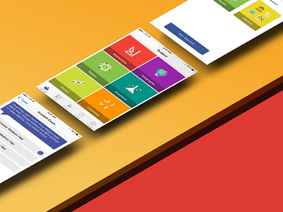 Exam app android aplication app branding design graphic icon ios logo mockup ui ux