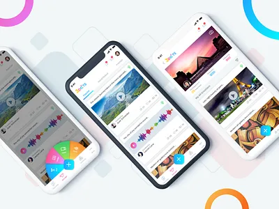 3 Dots Creative Platform app color design dribbble icon interface mobile app typography ui ux