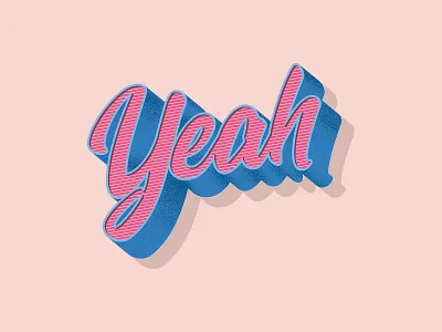 Yeah dribbble lettering logo logotype type typography yeah