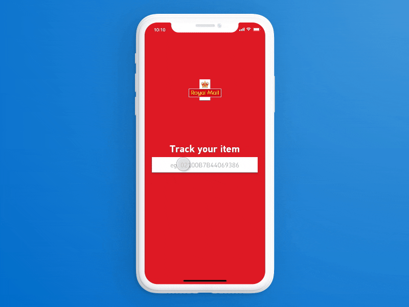 Form Field Experiment animation app design flat flinto form form field iphone x motion royal mail sketch sketchapp ui ui animation ux