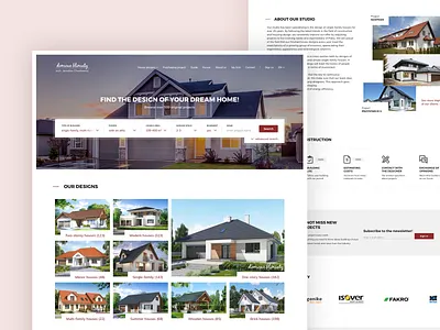 Architecture Studio architecture building clean ecommerce home house landing minimal studio