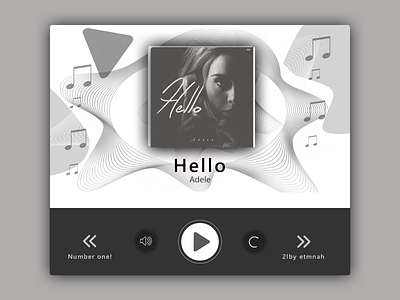 Day 009 - music player shot dailyui dailyui009 music