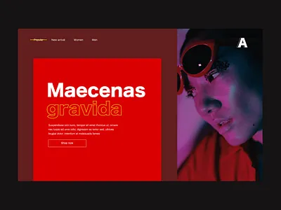 Hello Dribble bold branding color concept design fashion flat identity layout logo minimal type typography ui ux web website