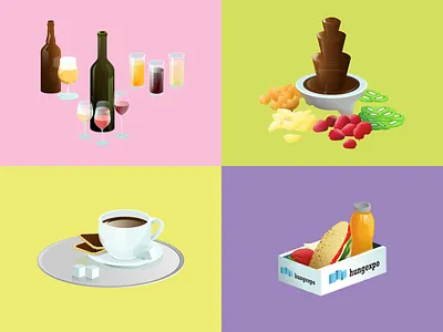 Hungexpo illustration vector