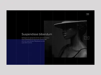 Minimal Landing Page branding color concept design fashion identity layout minimal type typography ui web website