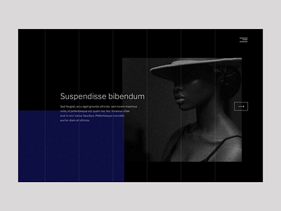 Minimal Landing Page branding color concept design fashion identity layout minimal type typography ui web website