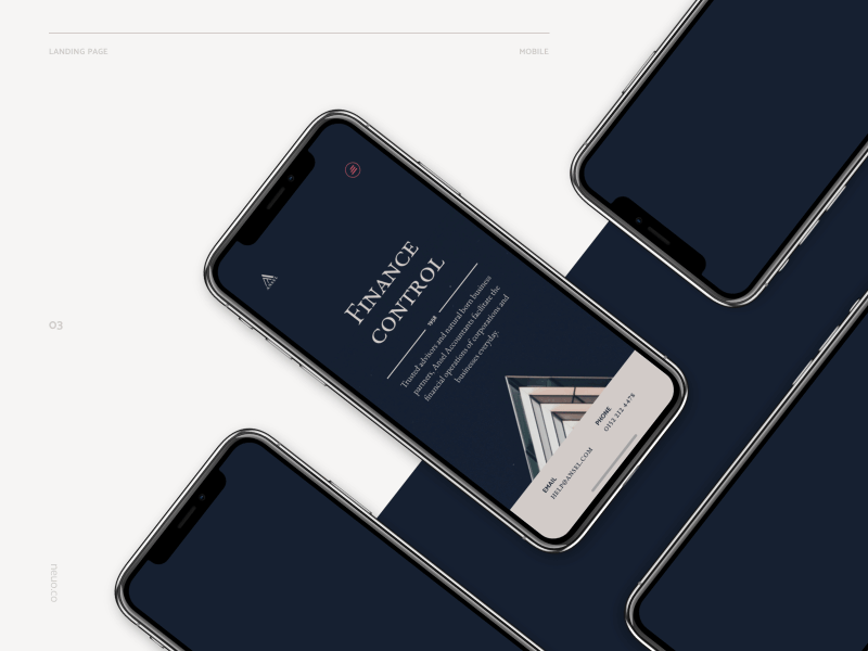 Ansel Finance Landing Mobile Motion animation brand branding corporate finance gif identity interaction iphone x iphone xr iphone xs iphone xs max minimal mockup modern motion ui ux web website