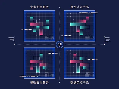 Security matrix ai data defense illustration machine platform security tech verification virtual web