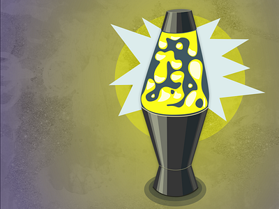 rad vibes debut hand drawn lettering illustration lava lamp rad sketch sketchapp texture vector