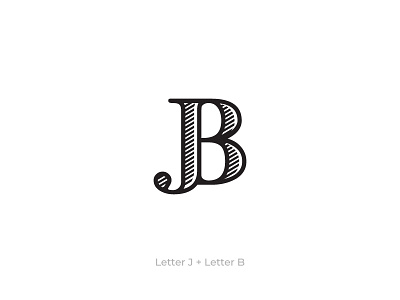 JB Monogram letter letterform letters logo monogram