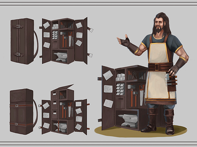 Blacksmith Concept Art concept art concept design