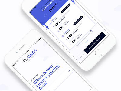 Flyonea Mobile UI airplane airport app design flight mobile pwa ticket ui ux