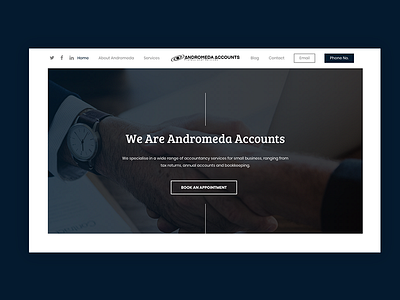 Andromeda accounts design dogs finance ui