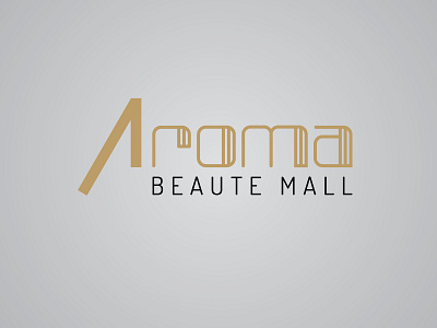 Aroma Beaute Mall Logo aroma beaute mall beauty logo branding design elegant graphic design illustration logo logo a day logo design logo design branding shopping logo tayyab tanveer