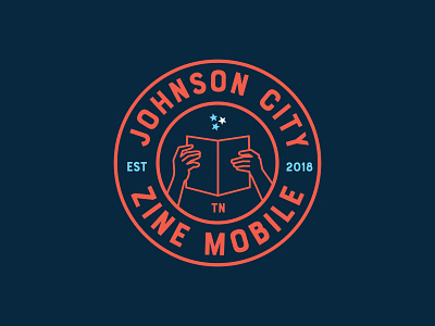 Johnson City Zine Mobile Logo badge branding diy illustration jctn logo mobile tennessee zine zines