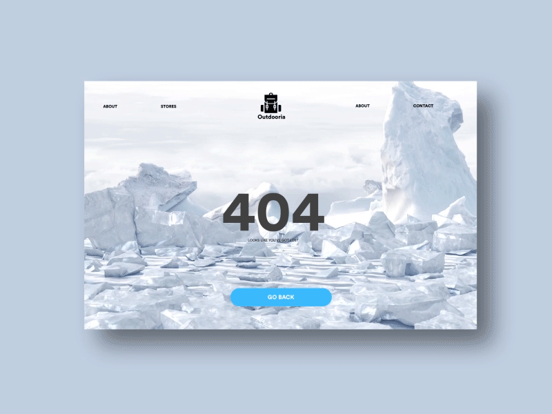 Daily UI Challenge Error page #010 404 404error animation daily dailyui design landing page minimal onepage ui ux video web web 3.0 web lover webdesign webdesigner website