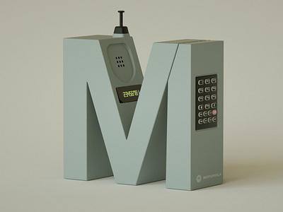 M Motorola - 36days Electronics 3d animation art c4d cgi cinema 4d design motion